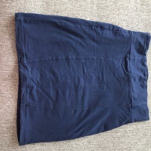 H&M high waisted navy blue skirt